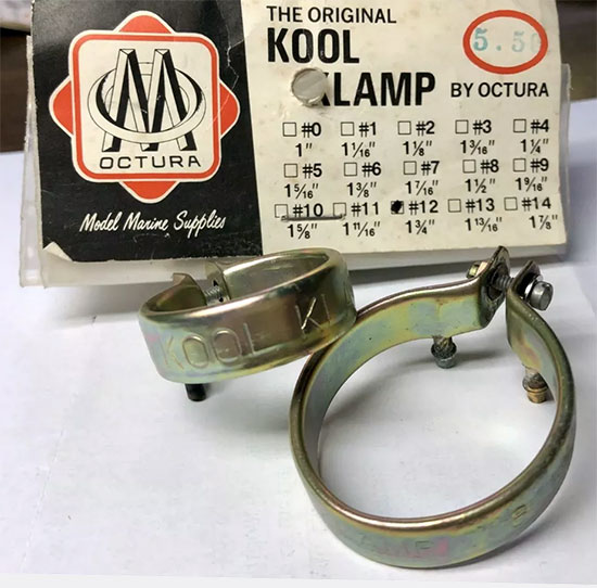 2 x octura-kool-clamp-1,5 inch cost 47
