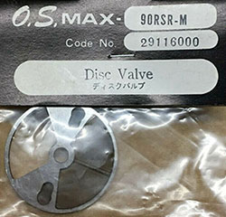 O.S Max 90RSRM Disk Valve