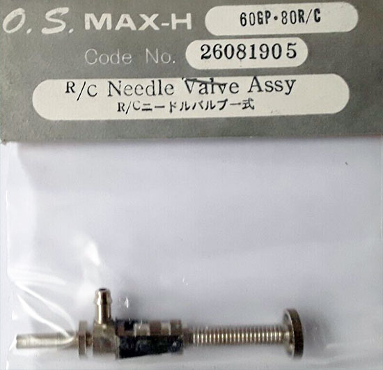 OS MAX 60 GP 80 RC NEEDLE VALVE ASSEMBLY