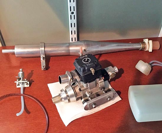 Ops 15cc .90 Marine Engine Drop In Set up