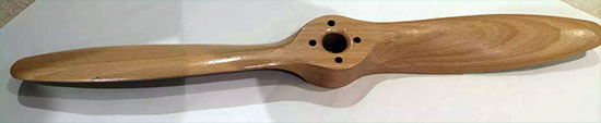 Wooden 24x18 propeller cost 17