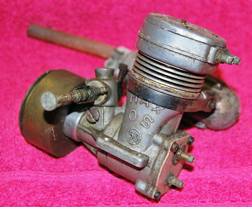 OS MAX 50 RC MARINE ENGINE